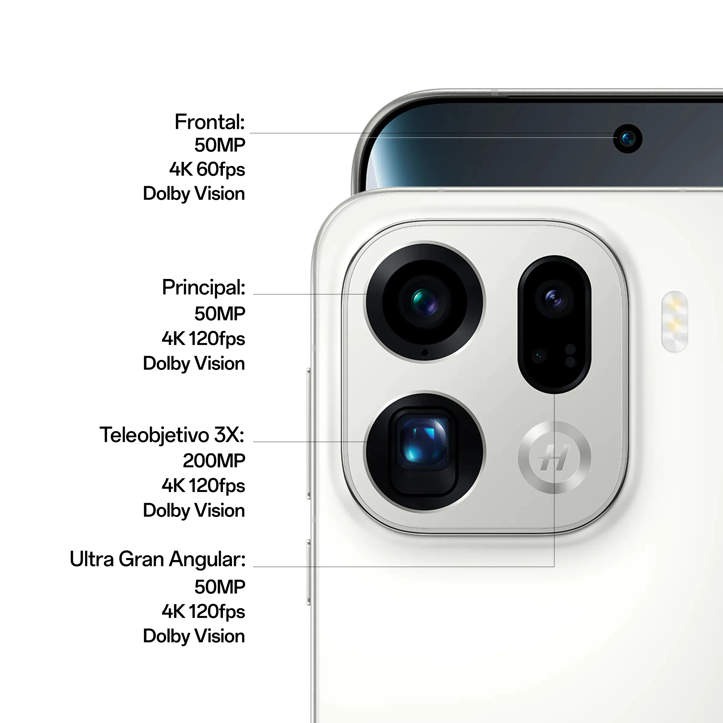 OPPO FindX9 Pro 512GB+16GB Blanco Perla_2